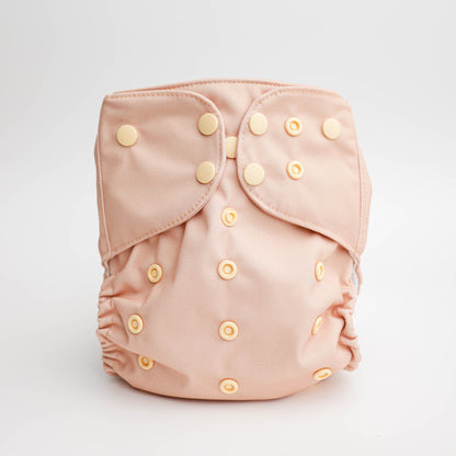 Luxe Pocket Cloth Diaper with Dual Inner Gussets and Athletic Wicking Jersey