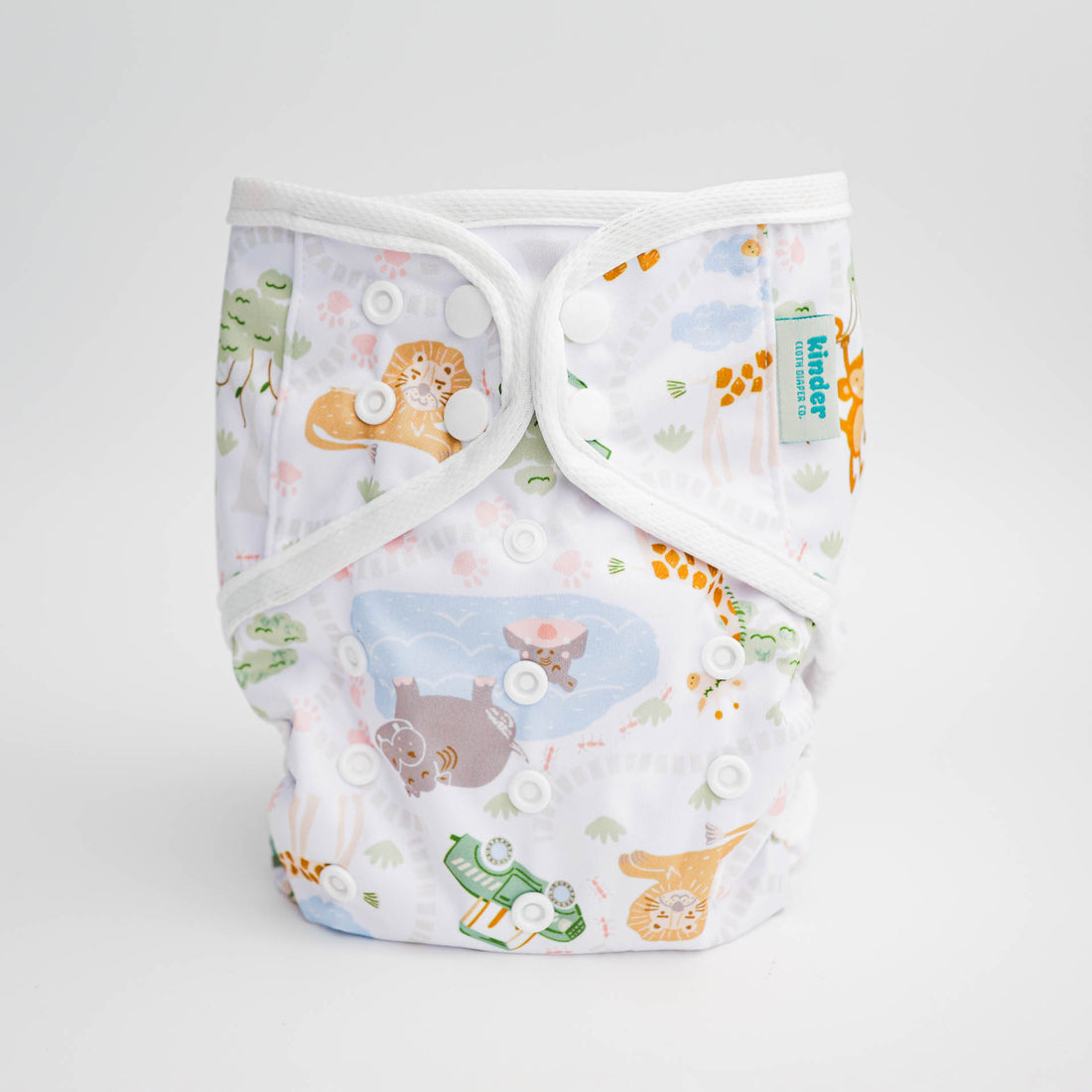 Animals and Insects: Wipeable Cloth Diaper Cover, Grows with your Baby