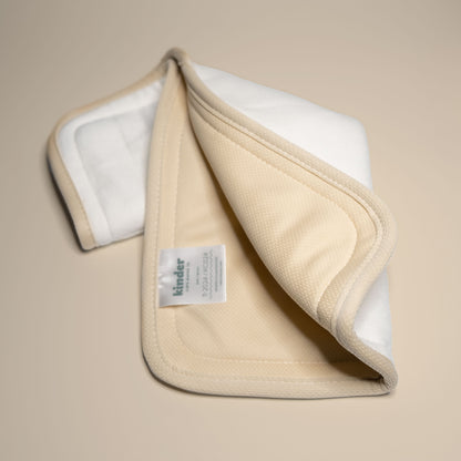 Bamboo Cotton Bookfold Cloth Diaper Insert with Athletic Wicking Jersey