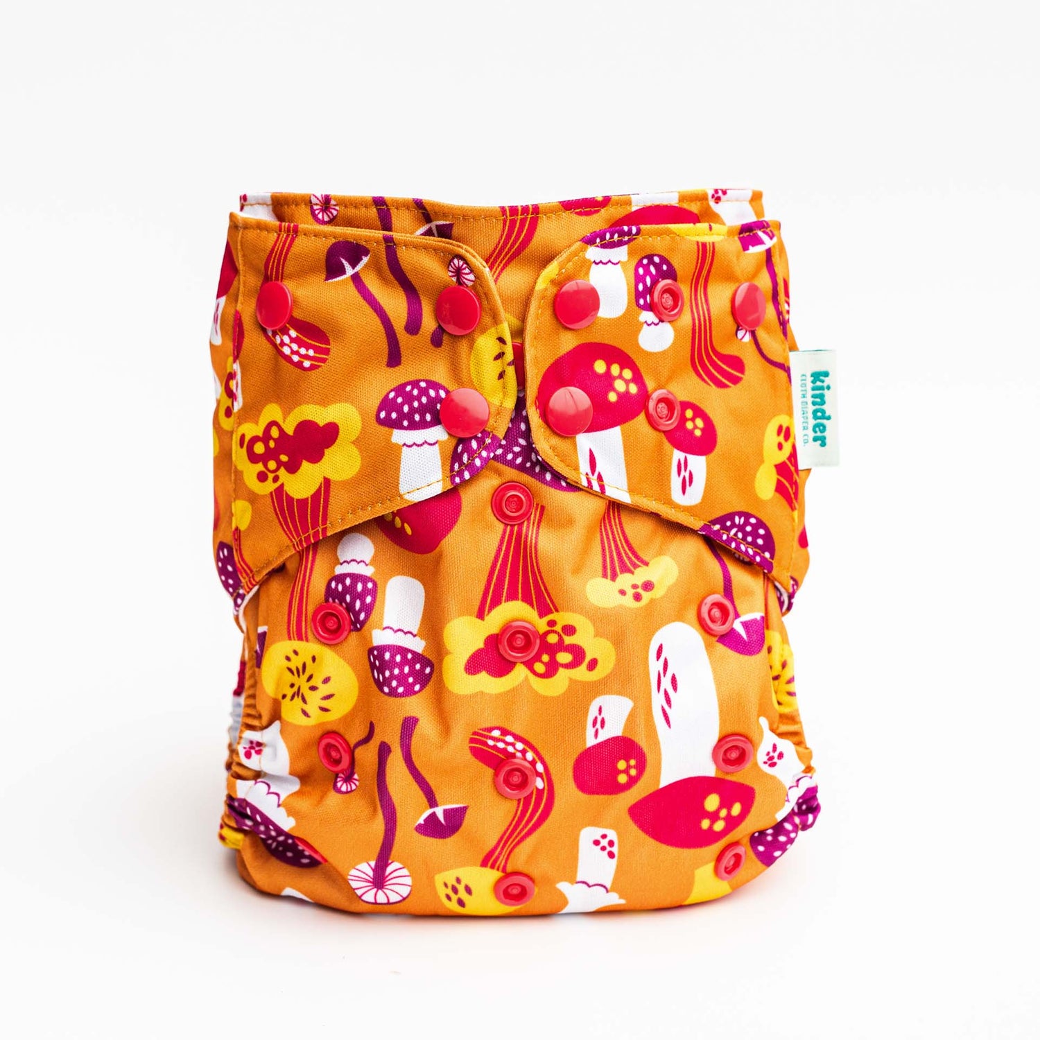 bestselling pocket style diaper with mushroom print kinder cloth diaper co pittsburgh pennsylvania usa 