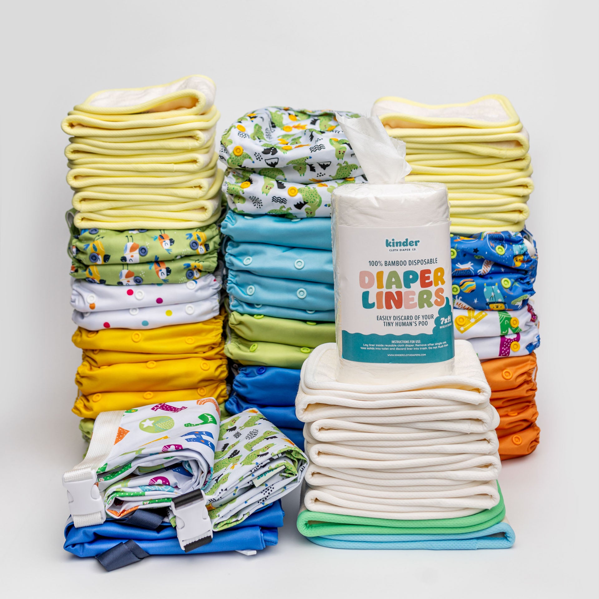 New Parent Starter Bundles: Pocket Cloth Diapers with Athletic Wicking Jersey and More