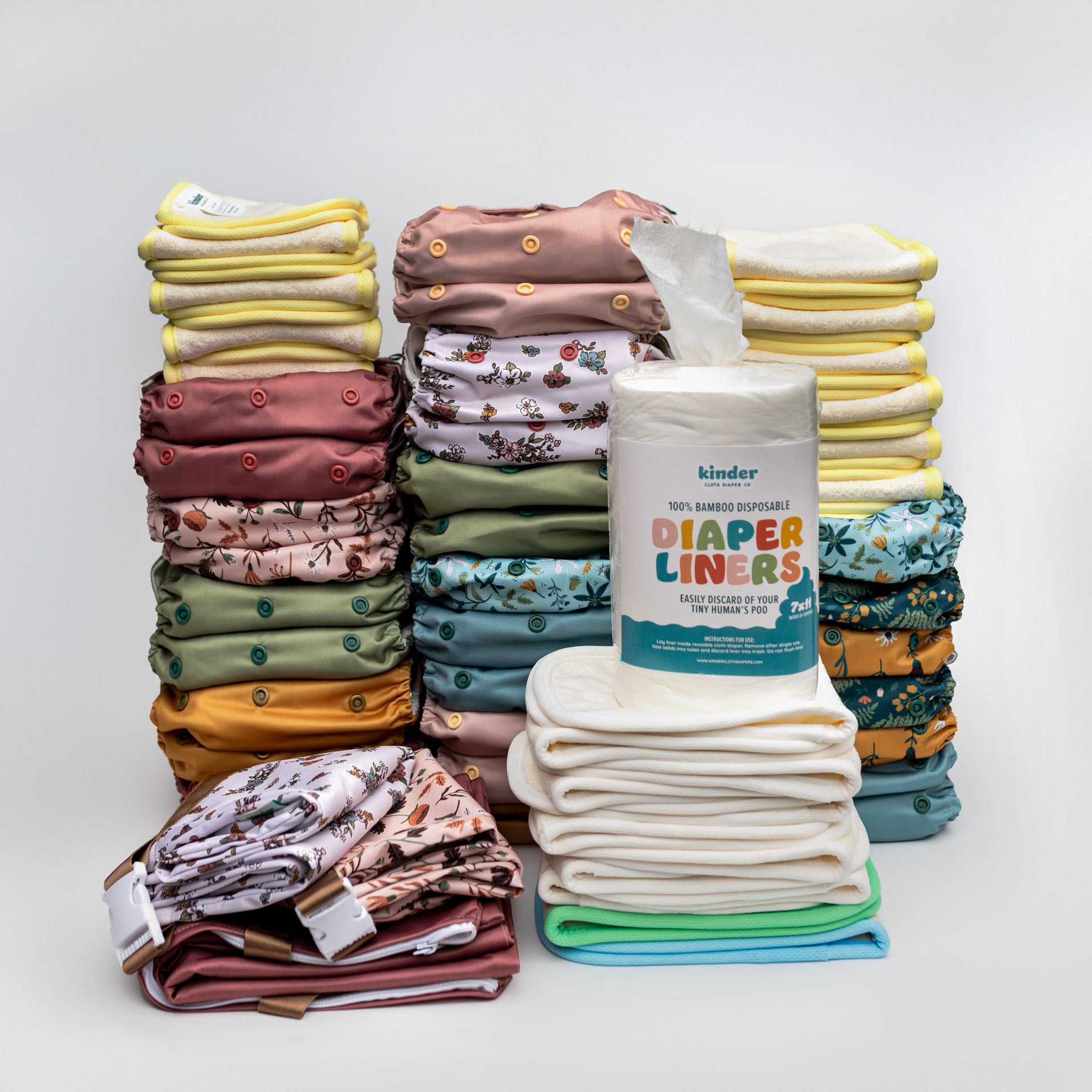 New Parent Starter Bundles: Pocket Cloth Diapers with Athletic Wicking Jersey and More