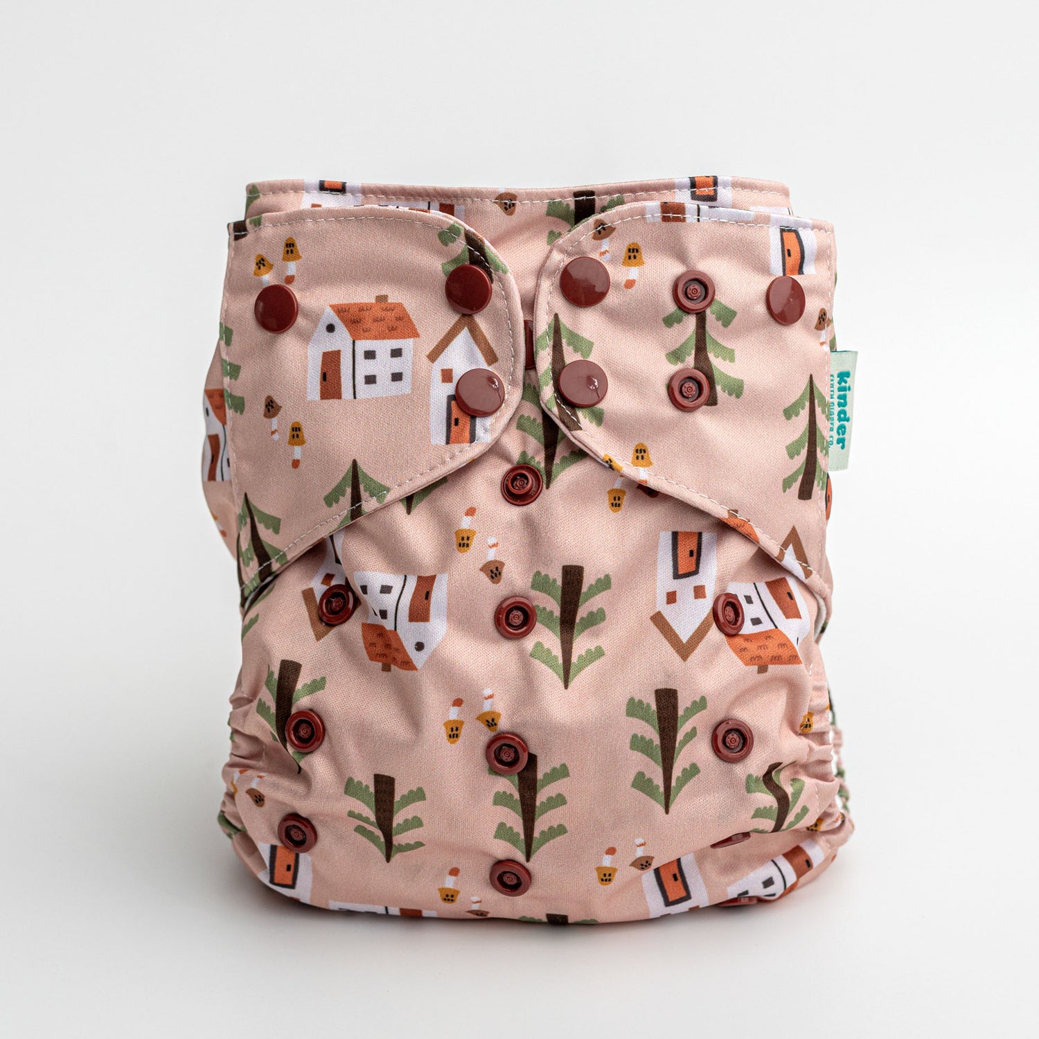 Patterned Pocket Cloth Diaper with Athletic Wicking Jersey