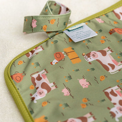 Patterned Ultra-Soft Bamboo Machine Washable Diaper Change Mat