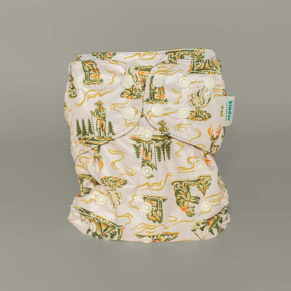 Artist Collaborations Pocket Cloth Diaper with Athletic Wicking Jersey