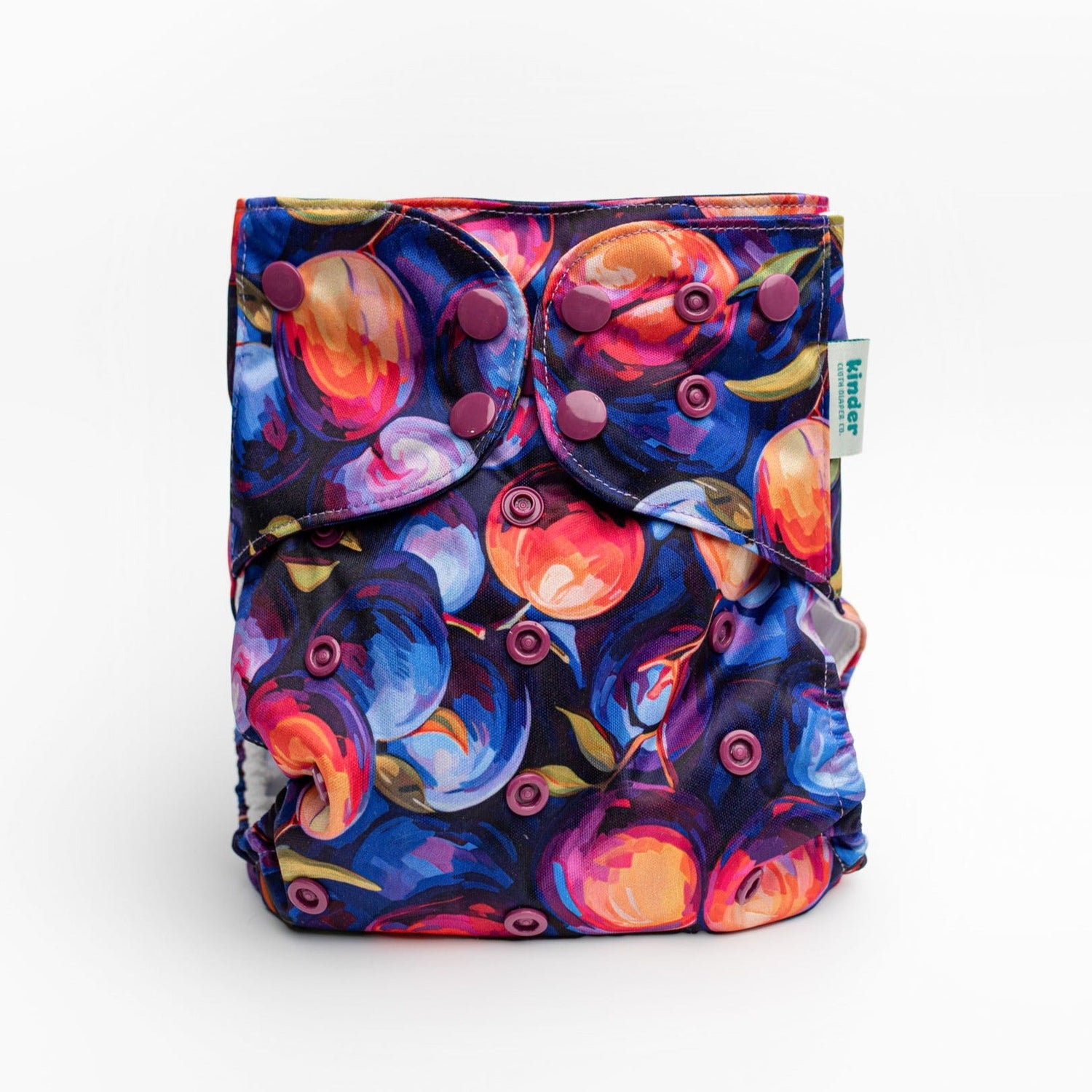 painted plums fruit modern cloth diapers gender neutral artwork best pocket diapers pennsylvania