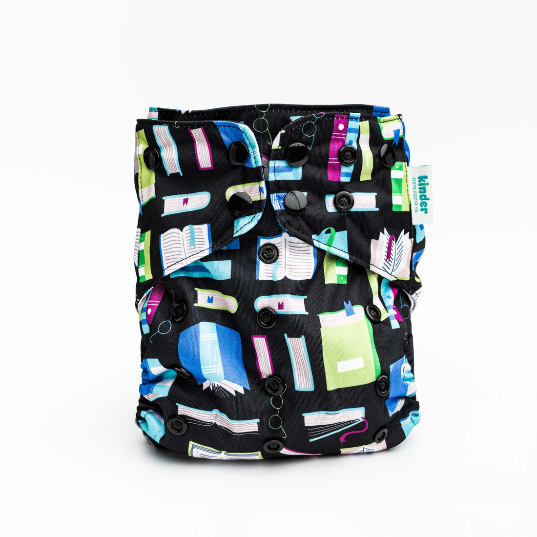 Pocket style diaper with book print bestseller pittsburgh cloth diaper company 