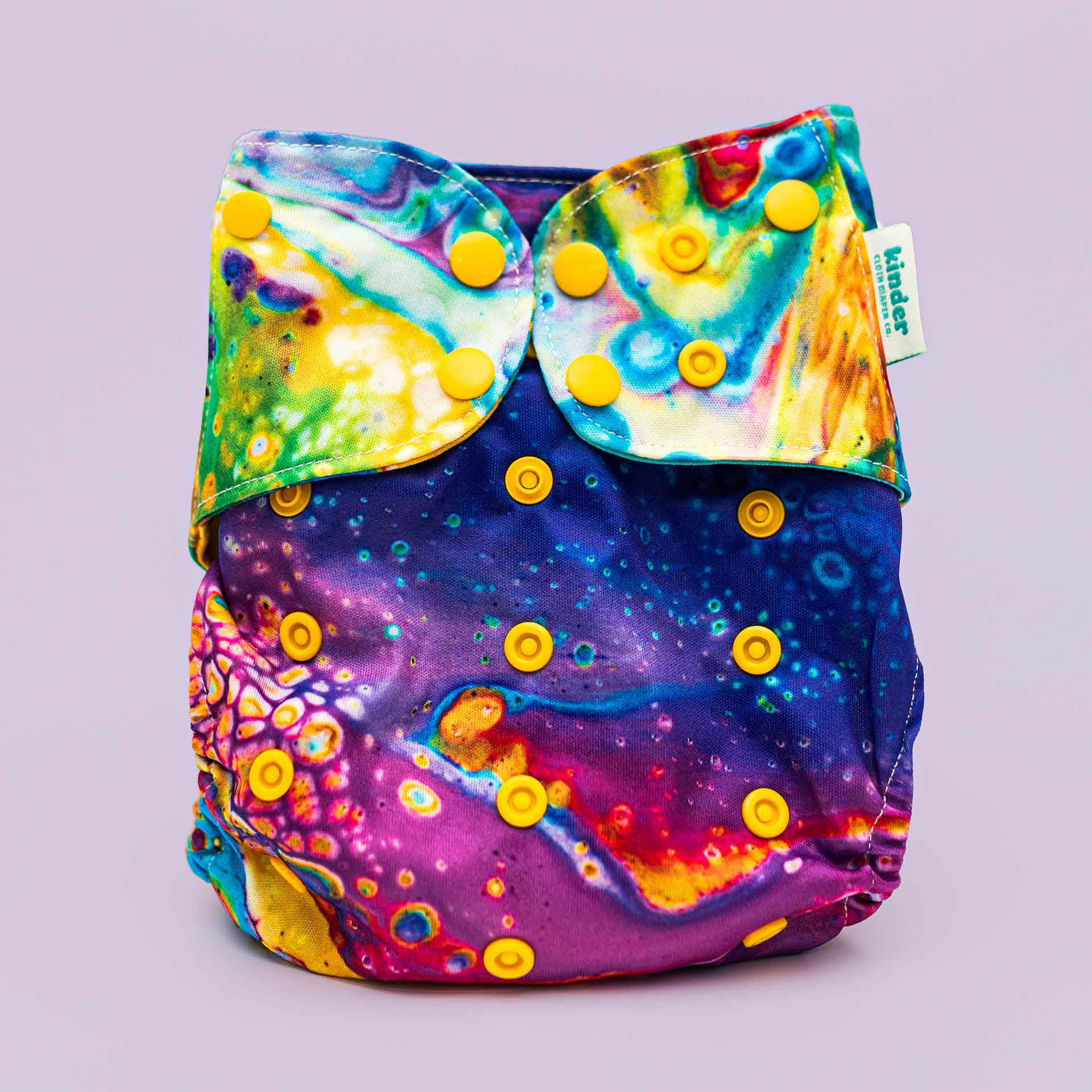 Marble Pocket Cloth Diaper with Athletic Wicking Jersey