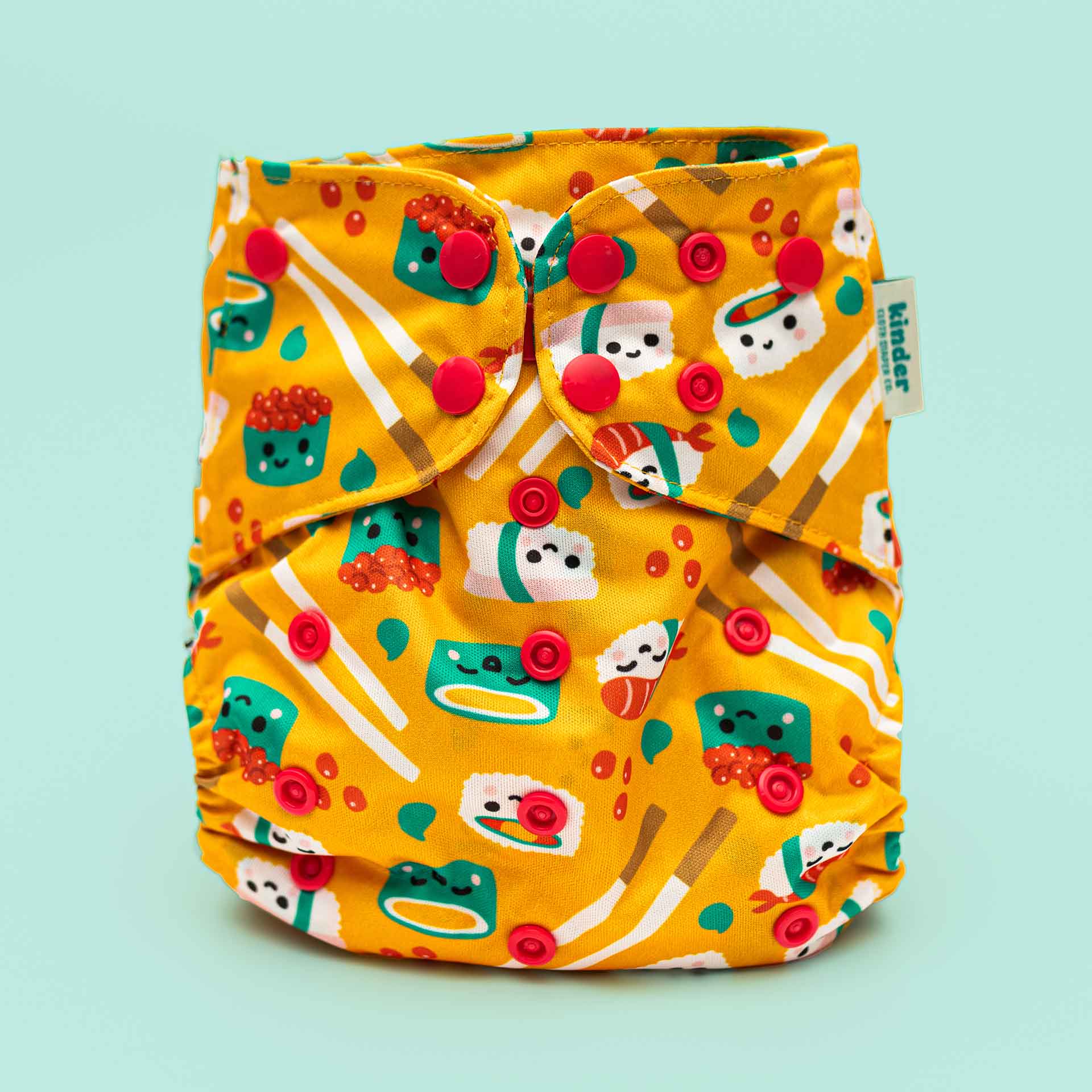 Artist Collaborations Pocket Cloth Diaper with Athletic Wicking Jersey