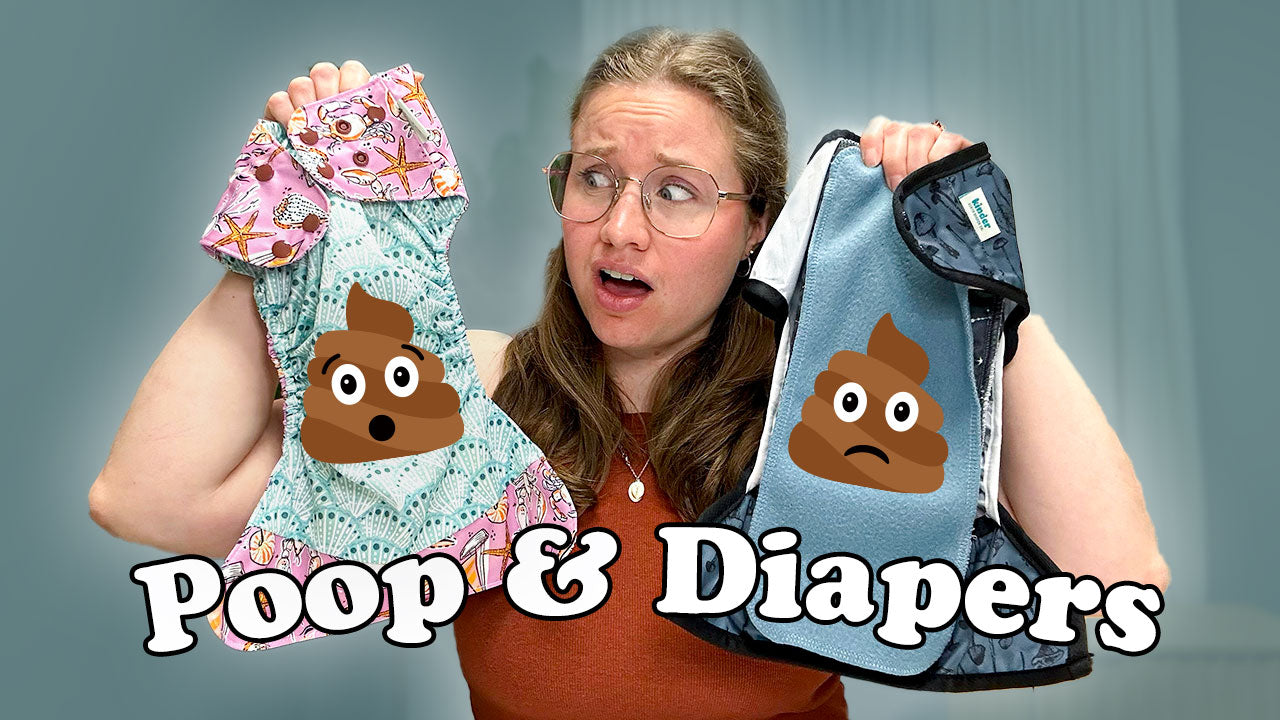 Load video: how to remove the poop from reusable cloth diapers