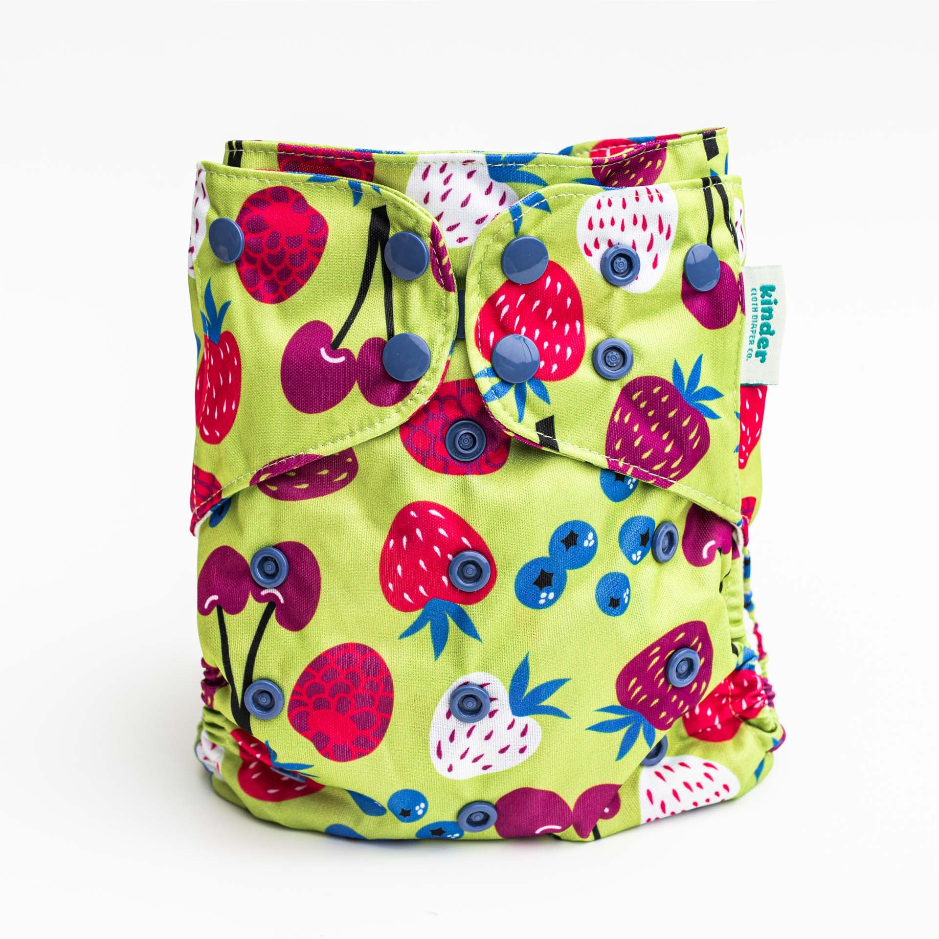 Favorite pocket style diaper with strawberries and fruit reusable diapers 