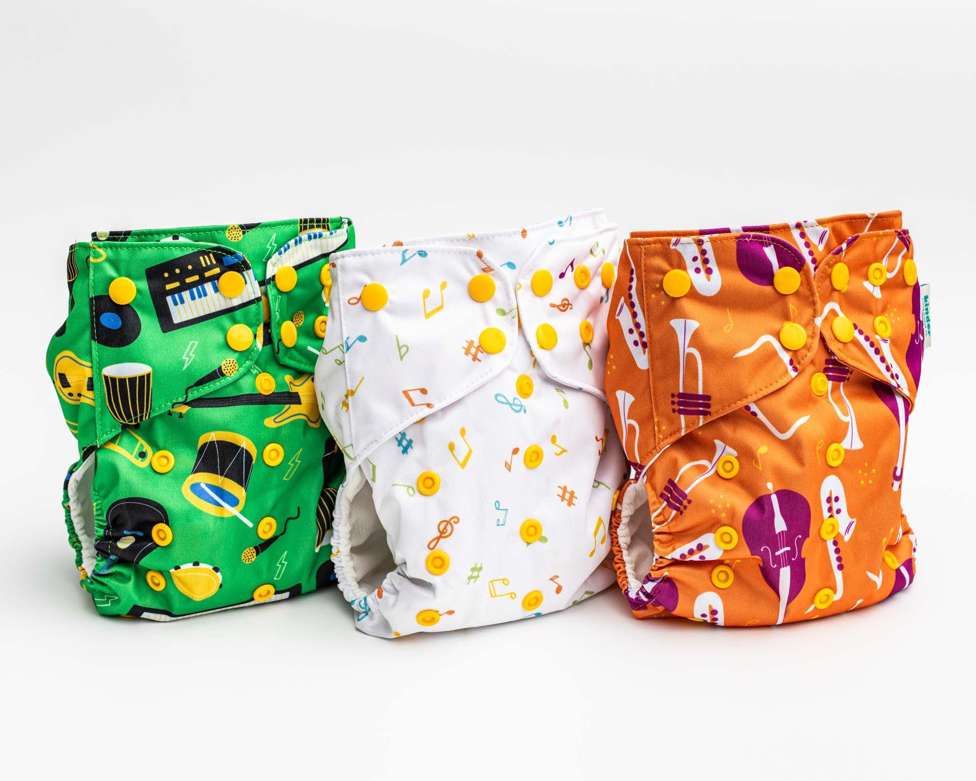 Patterned Basics Pocket Cloth Diaper with Athletic Wicking Jersey