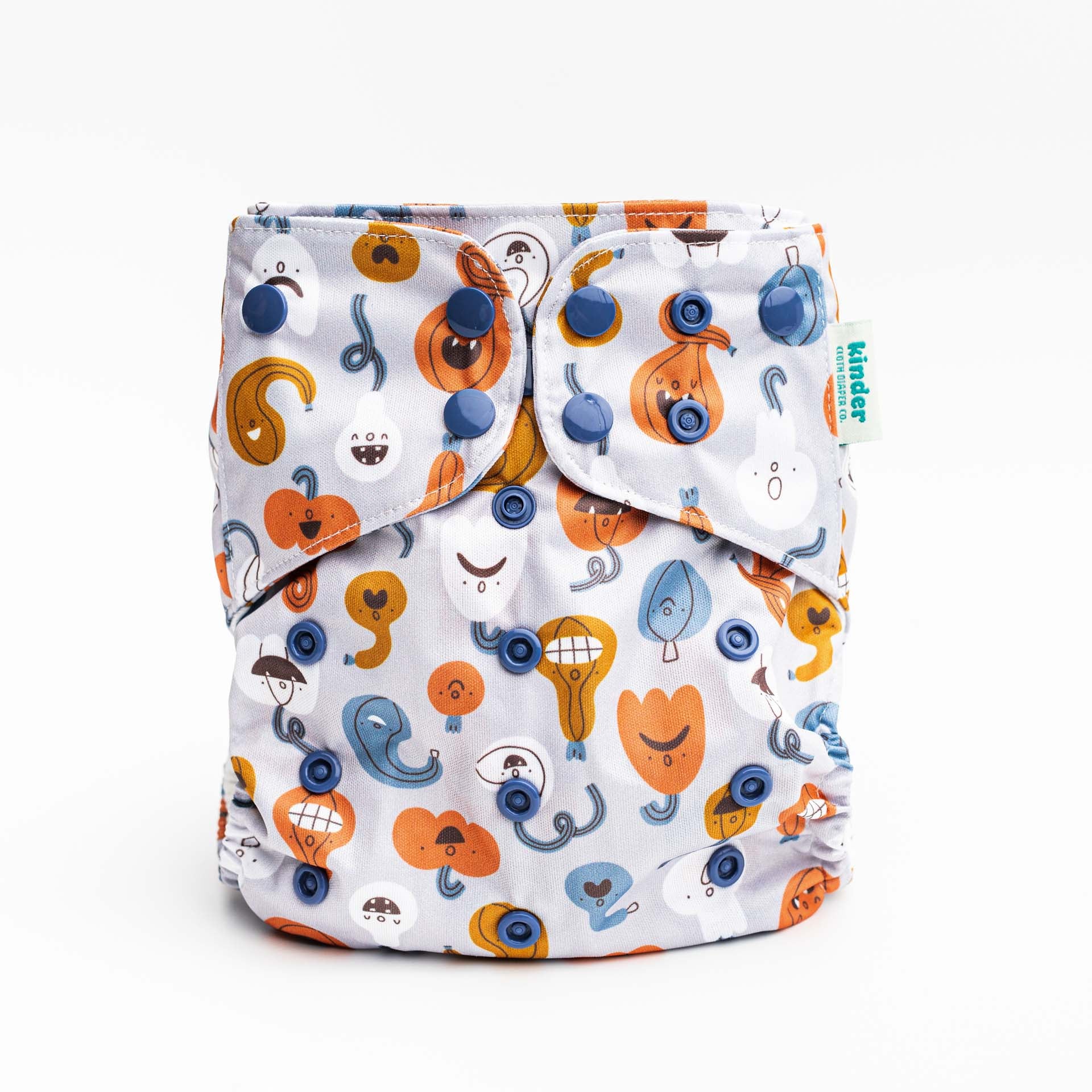 Patterned Basics Pocket Cloth Diaper with Athletic Wicking Jersey