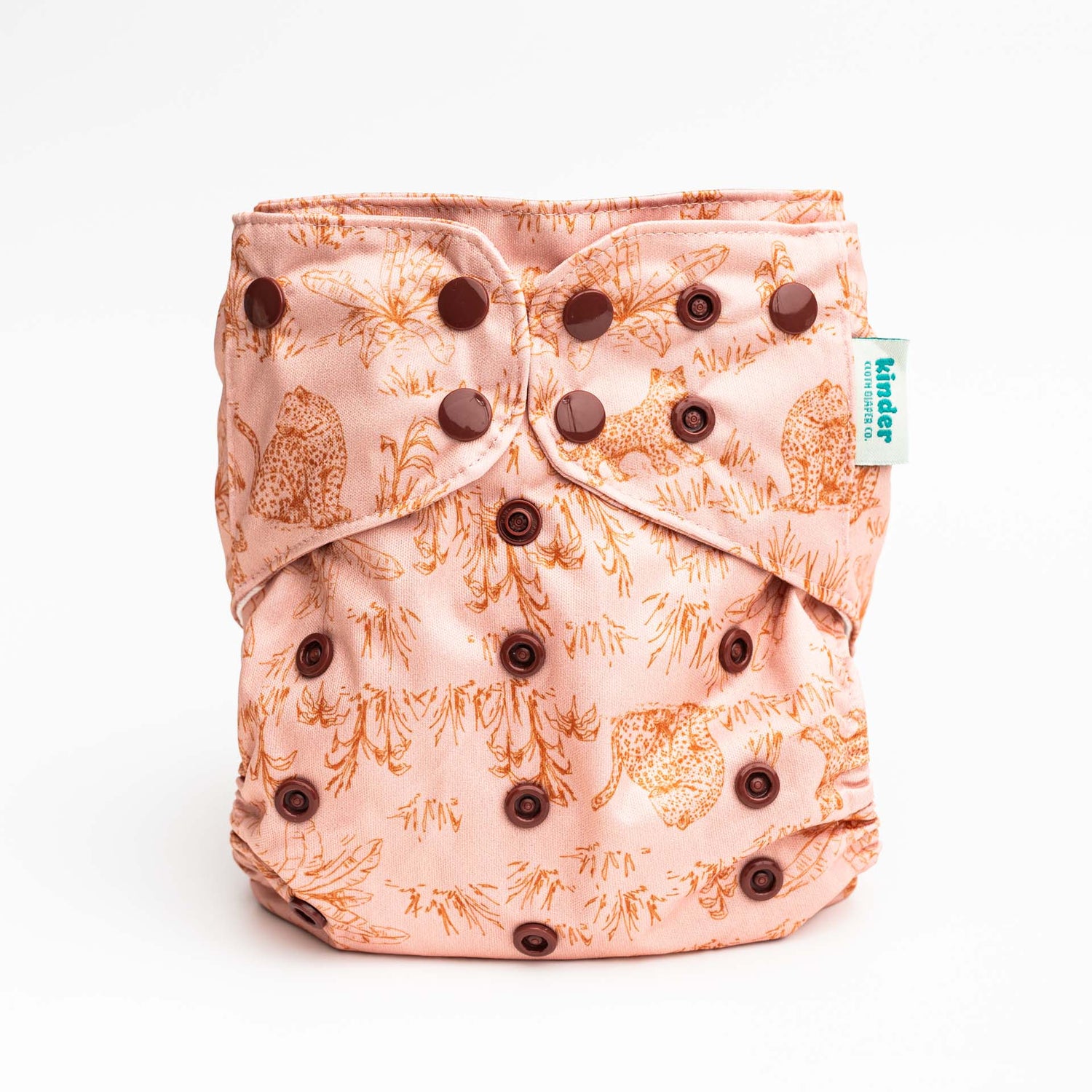 Botanicals Patterned Pocket Cloth Diaper with Athletic Wicking Jersey