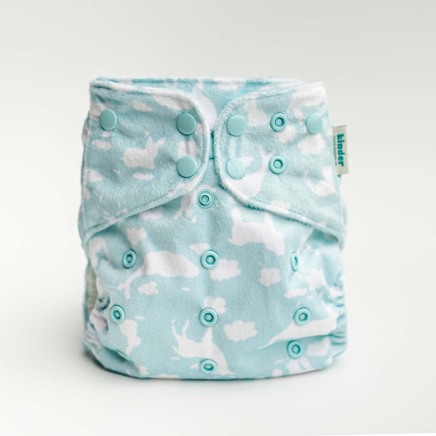 Basics Lounger Pocket Cloth Diaper — Minky Fleece with Athletic Wicking Jersey