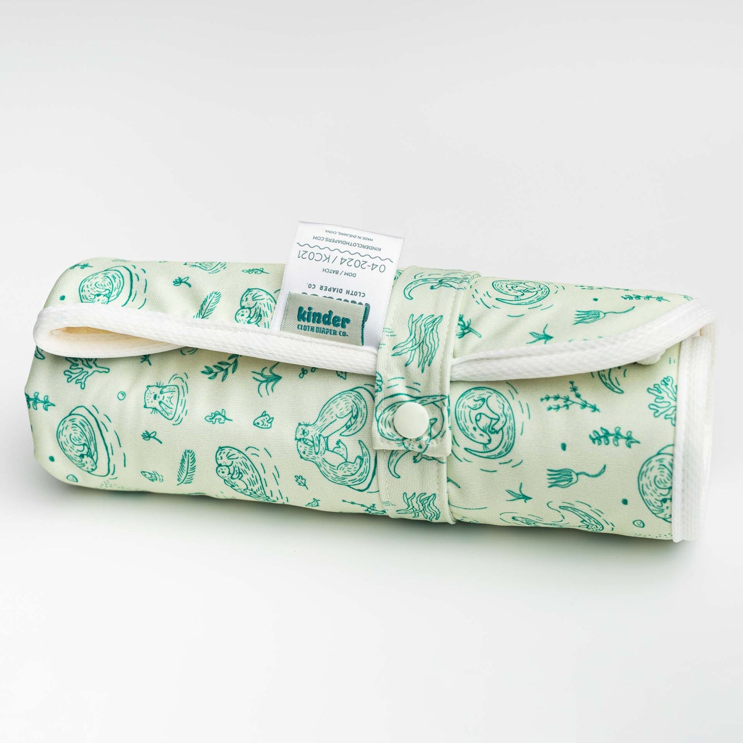 Patterned Ultra-Soft Bamboo Machine Washable Diaper Change Mat