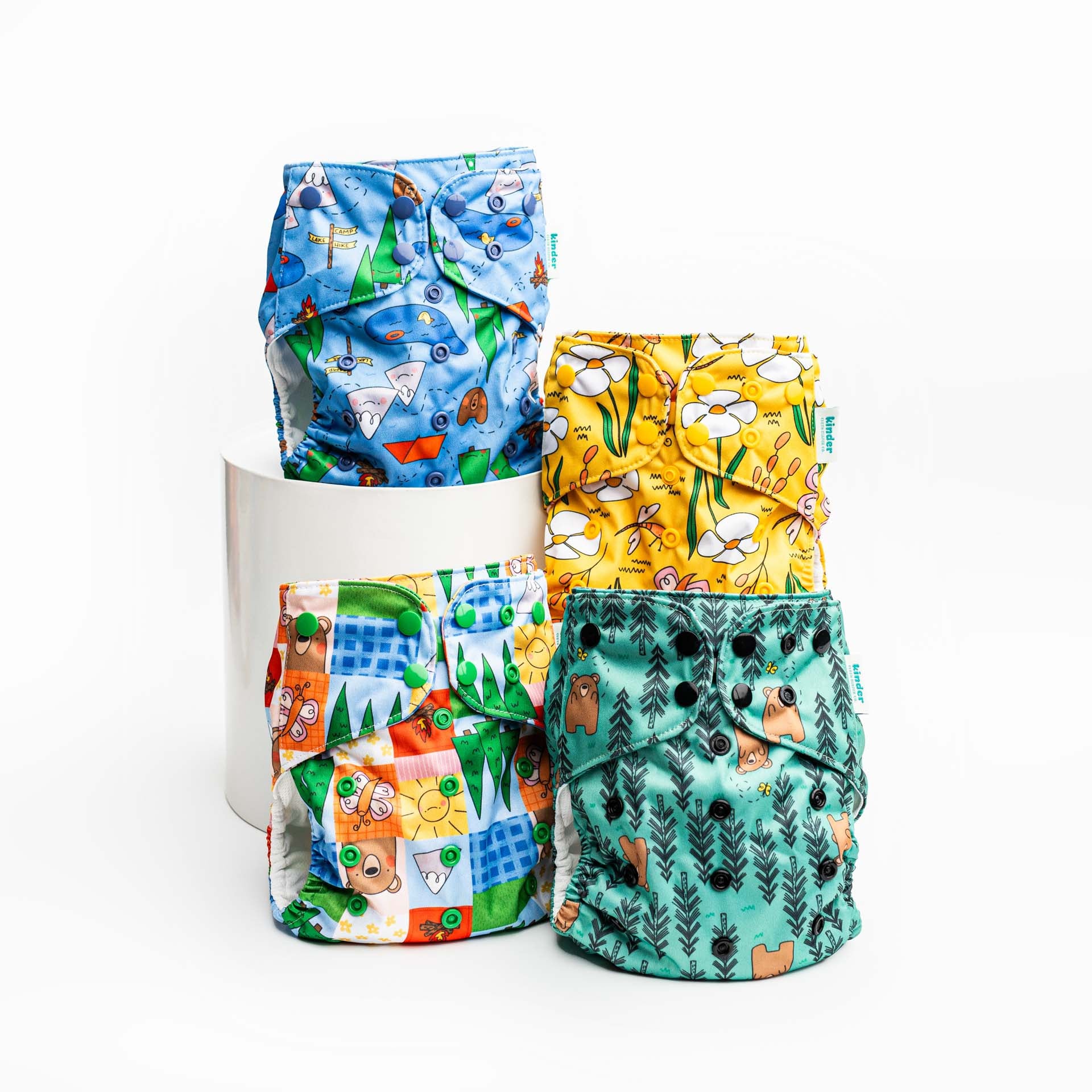 Artist Collaborations Pocket Cloth Diaper with Athletic Wicking Jersey