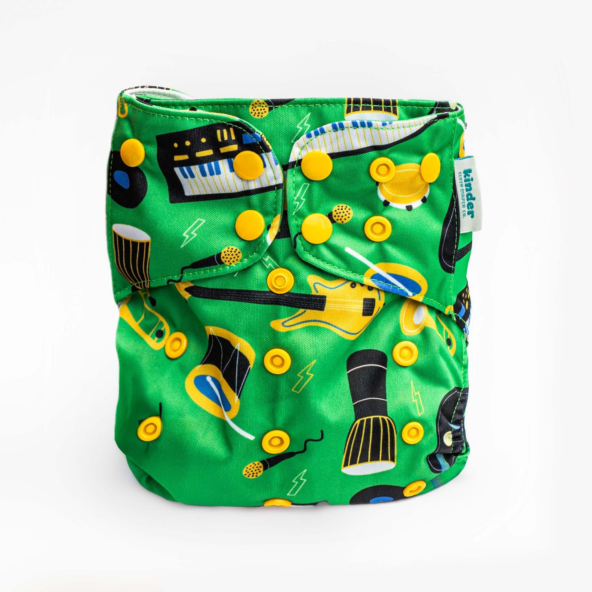 Patterned Basics Pocket Cloth Diaper with Athletic Wicking Jersey