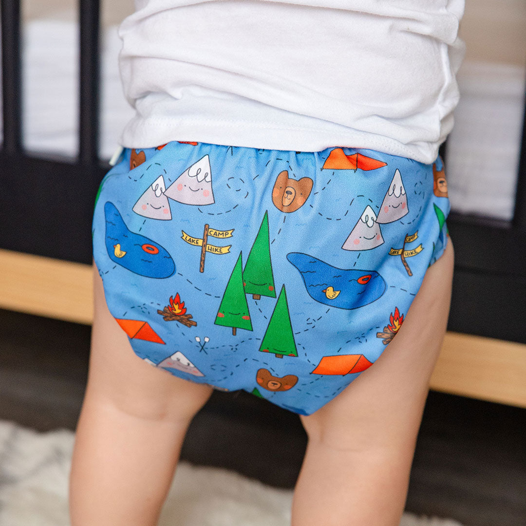 Artist Collaborations Pocket Cloth Diaper with Athletic Wicking Jersey