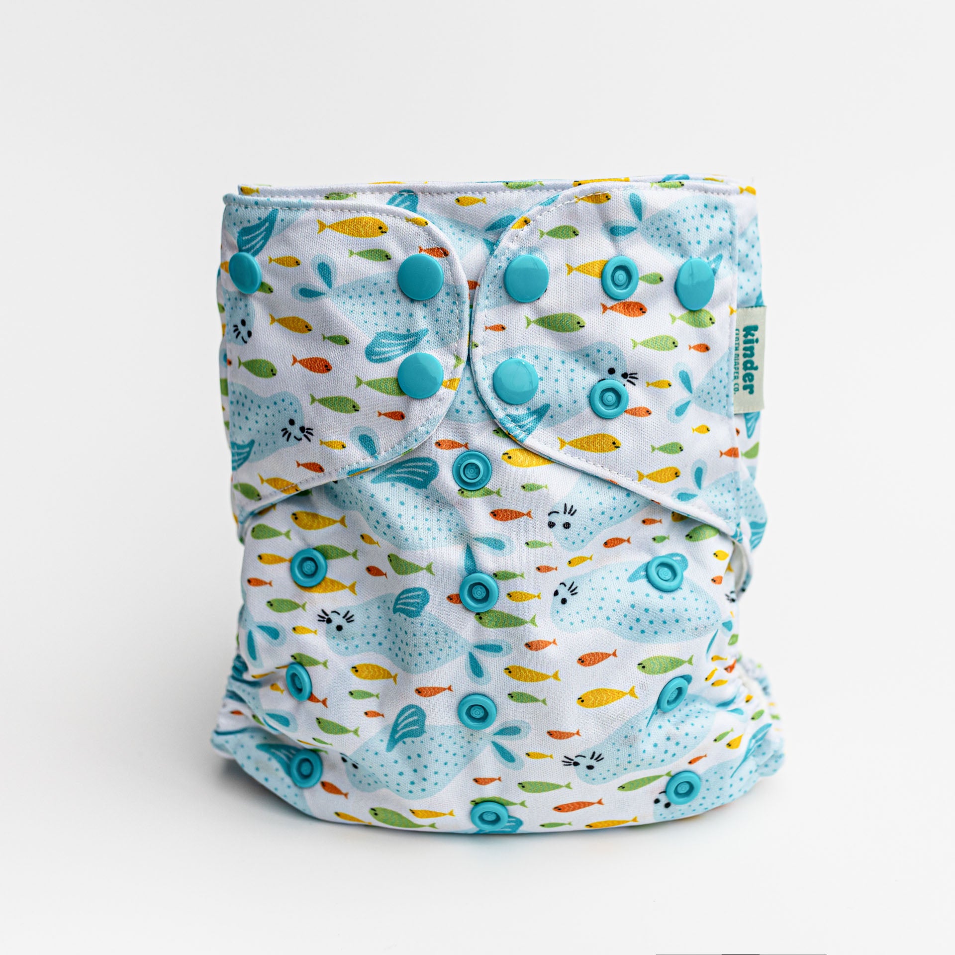 Patterned Basics Pocket Cloth Diaper with Athletic Wicking Jersey