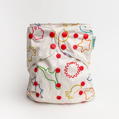 Artist Collaborations Pocket Cloth Diaper with Athletic Wicking Jersey