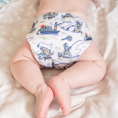 Artist Collaborations Pocket Cloth Diaper with Athletic Wicking Jersey