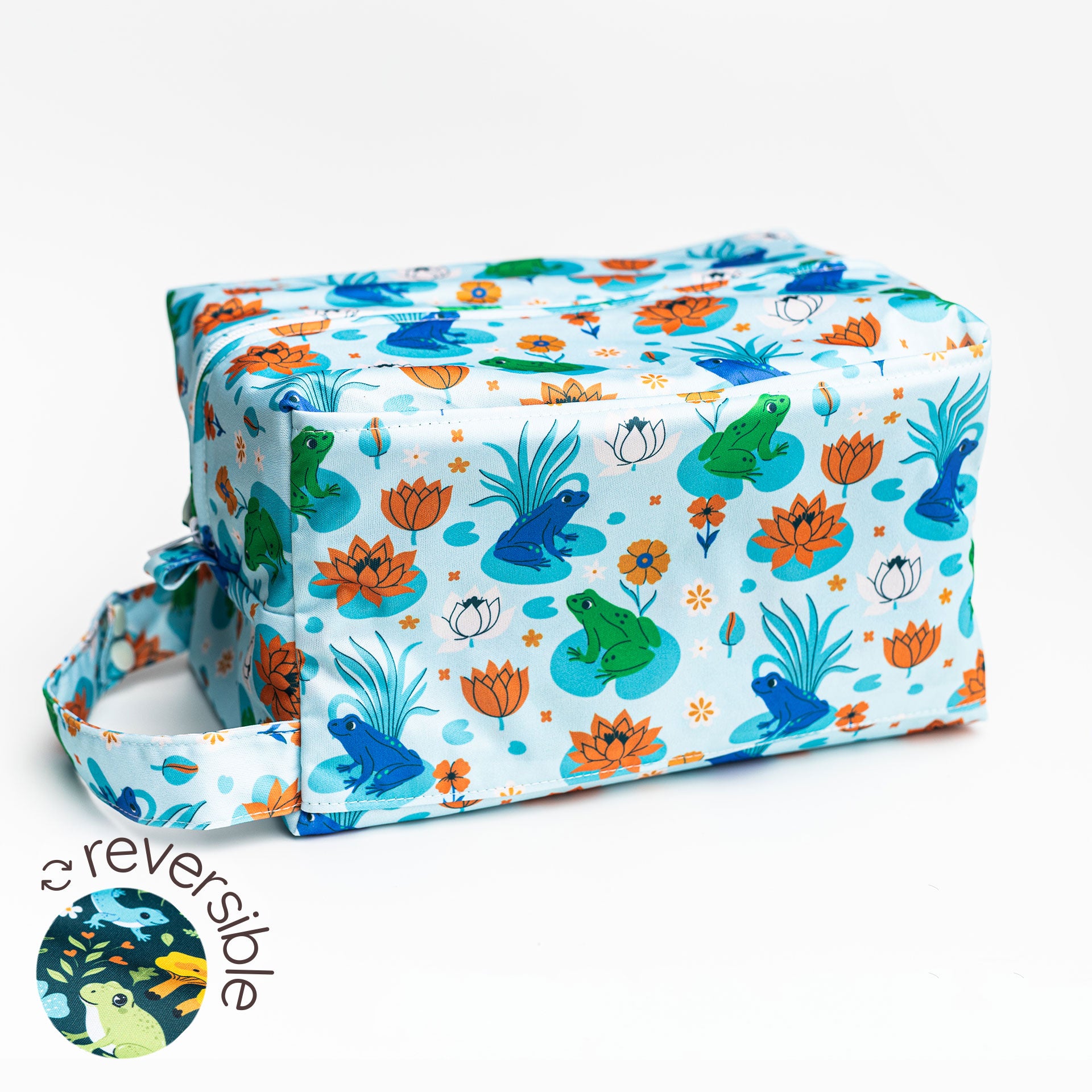 Patterned Water Resistant Diaper Pod Travel Cube