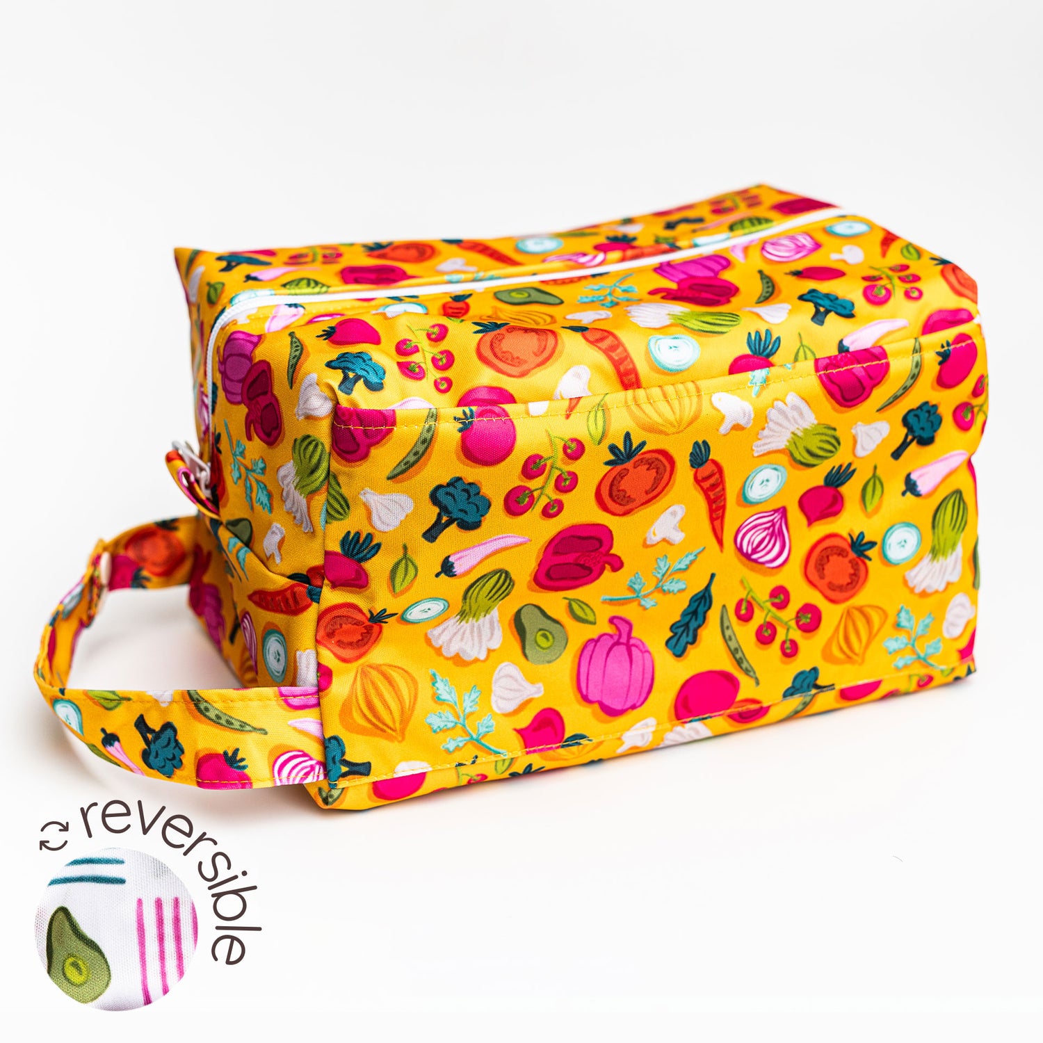 Patterned Water Resistant Diaper Pod Travel Cube