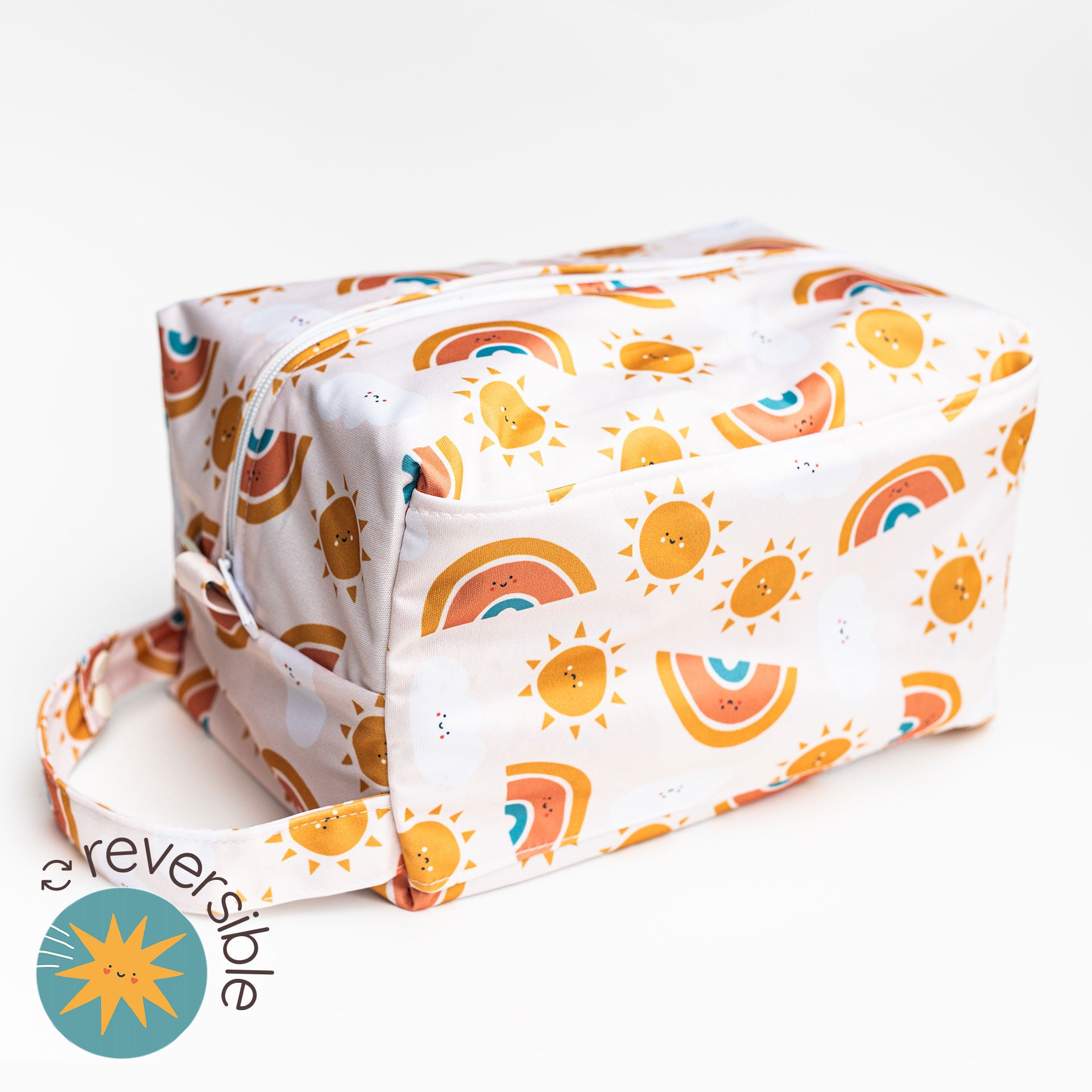 Patterned Water Resistant Diaper Pod Travel Cube