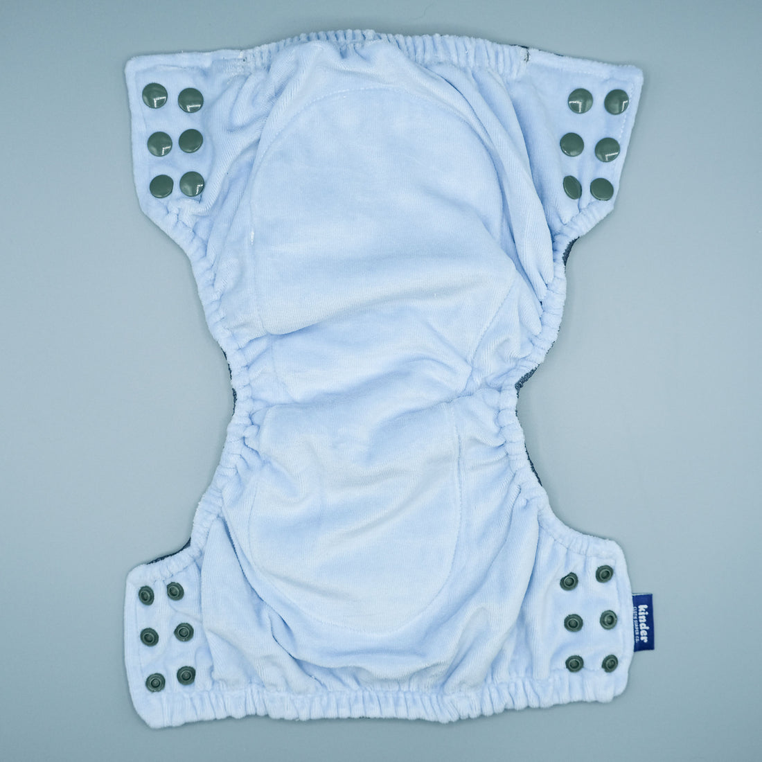 Patterned Basics Cloth Training Pant with Blue Minky Velvet Lining
